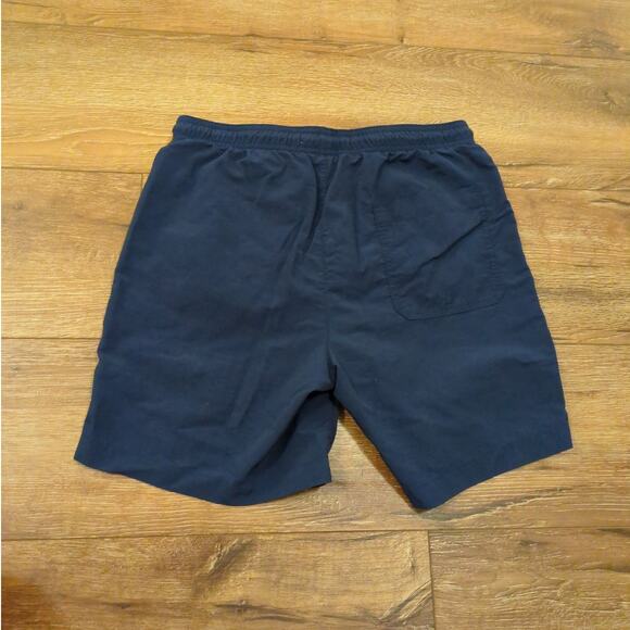 Pacsun Men's Small Swim Trunks Mesh Lined Blue Nylon Drawstring Stretch - Picture 8 of 9